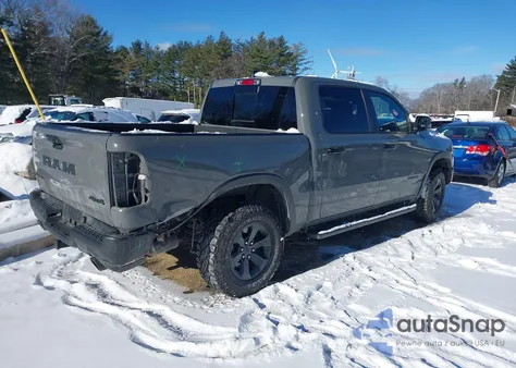 2023 Ram 1500 Rebel 4X4 5'7 Box z USA, uszkodzony, nr VIN 1C6SRFLT7PN670902